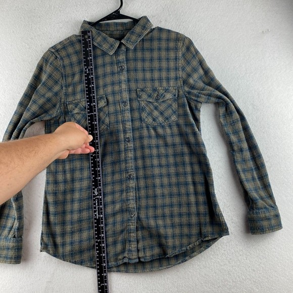 Oneill Button-Up Shirt Mens M Medium Multicolor Flannel Plaid Long Sleeve Pocket - Picture 8 of 16